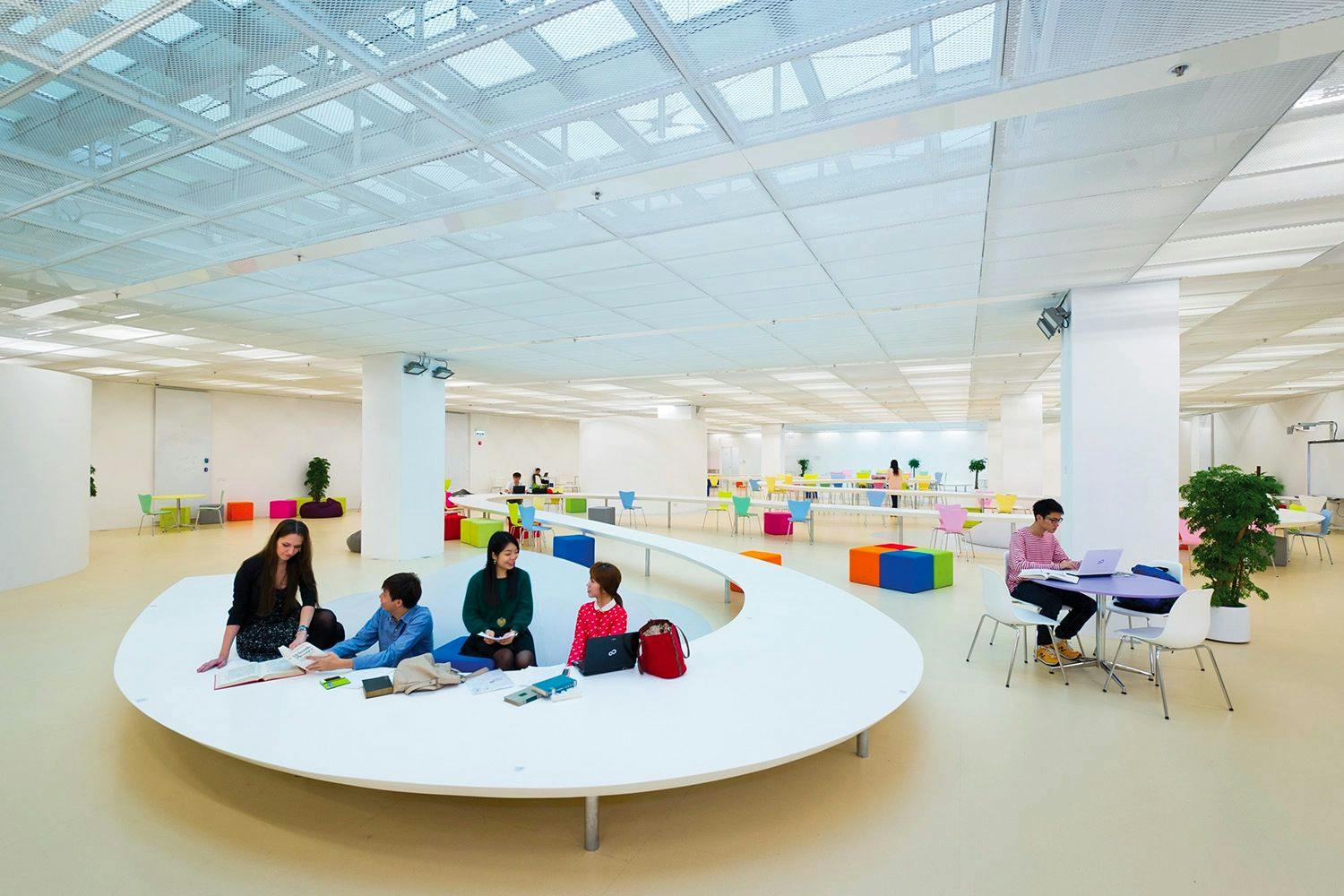 Die Universitätsbibliothek in Hong Kong.