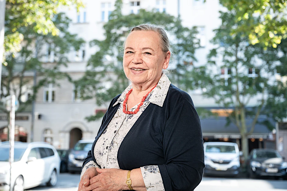 Ursula Werner, 80 Jahre alt, Schauspielerin und Ureinwohnerin in Prenzlauer Berg