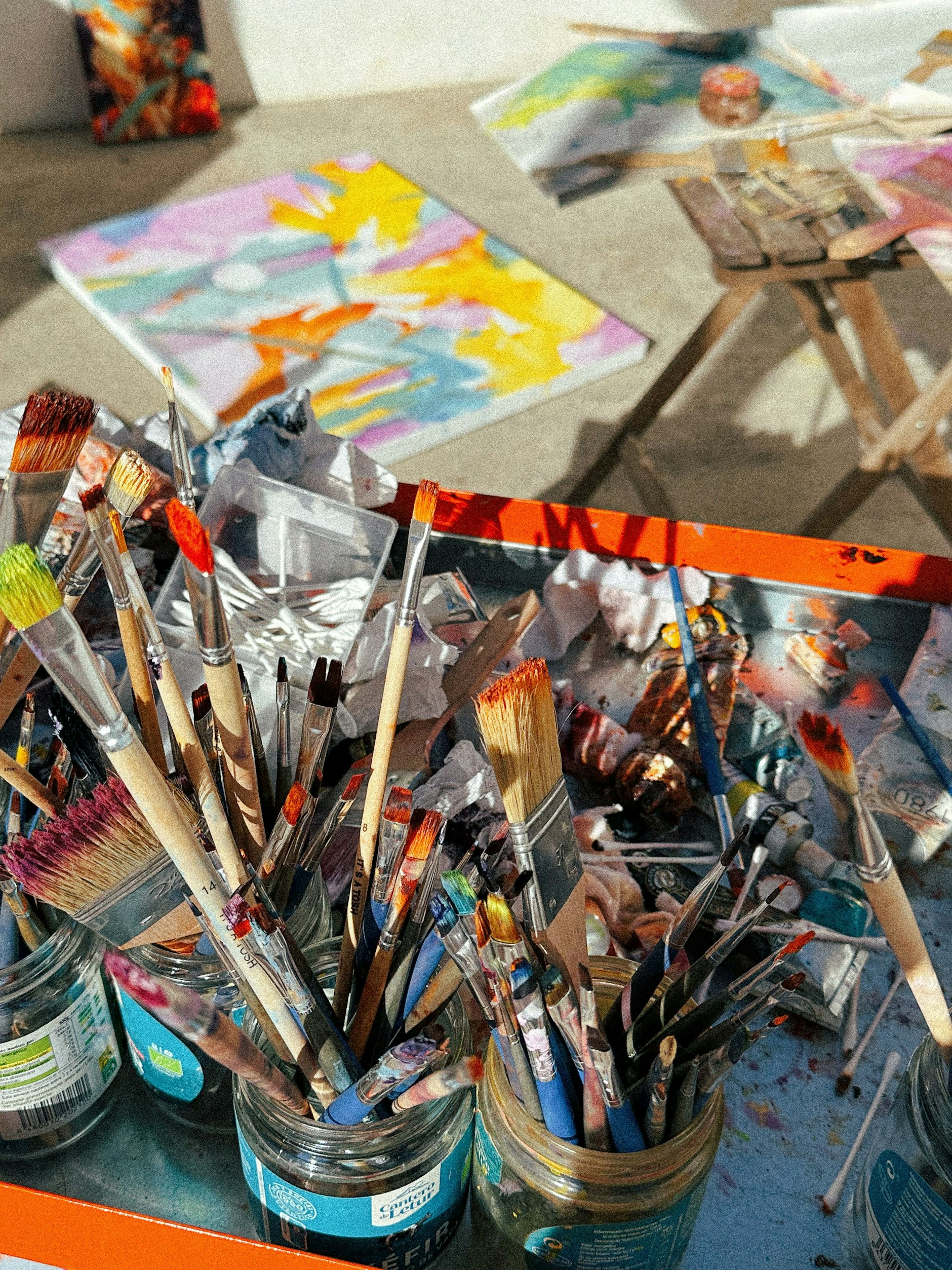 In Norbert Biskys Atelier