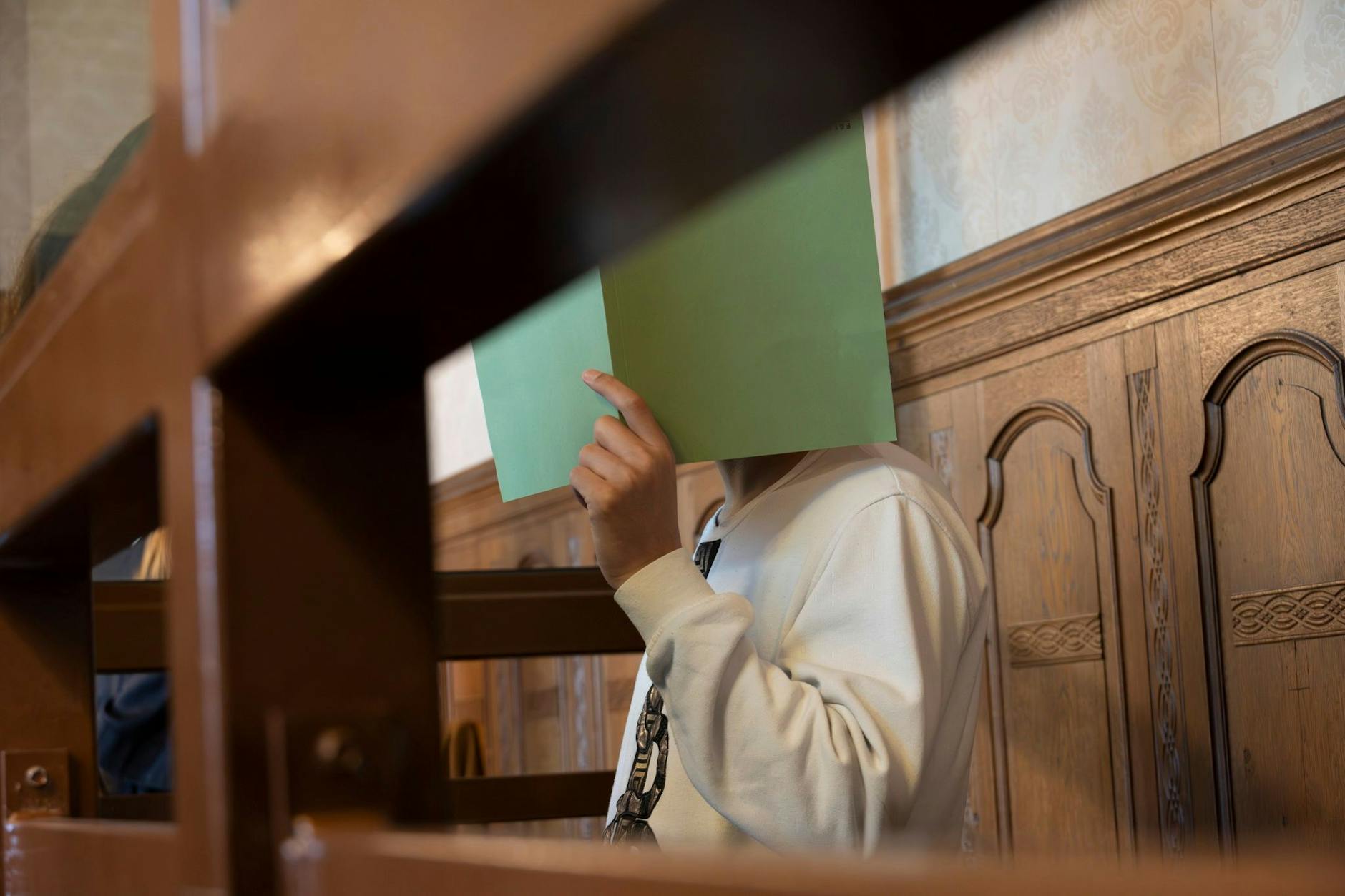 Der Angeklagte am 28. August am Landgericht Berlin