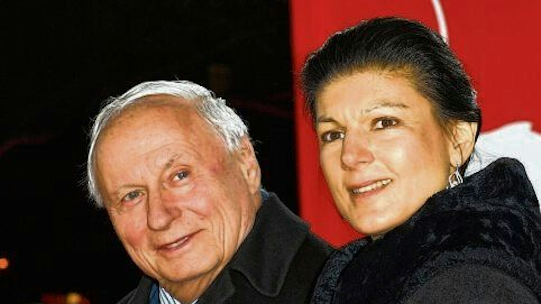 Sahra Wagenknecht und Ehemann Oskar Lafontaine.