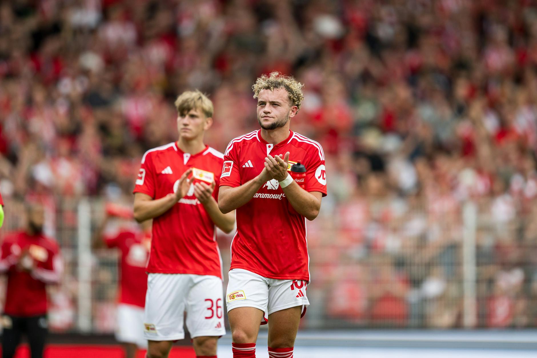 Benedict Hollerbach schaut noch nicht so ganz glücklich beim 1. FC Union.