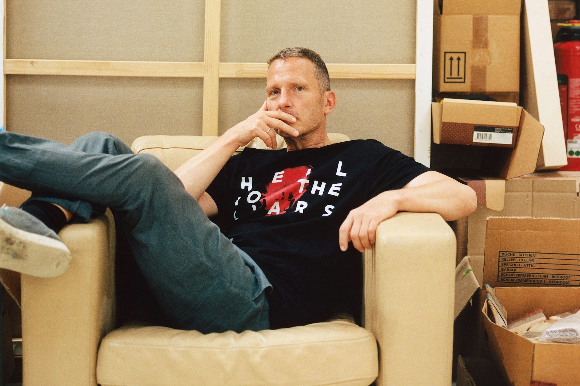 „Zur Hölle mit den Lügen.“ Norbert Bisky trägt sein Manifest auch schon mal auf dem T-Shirt.