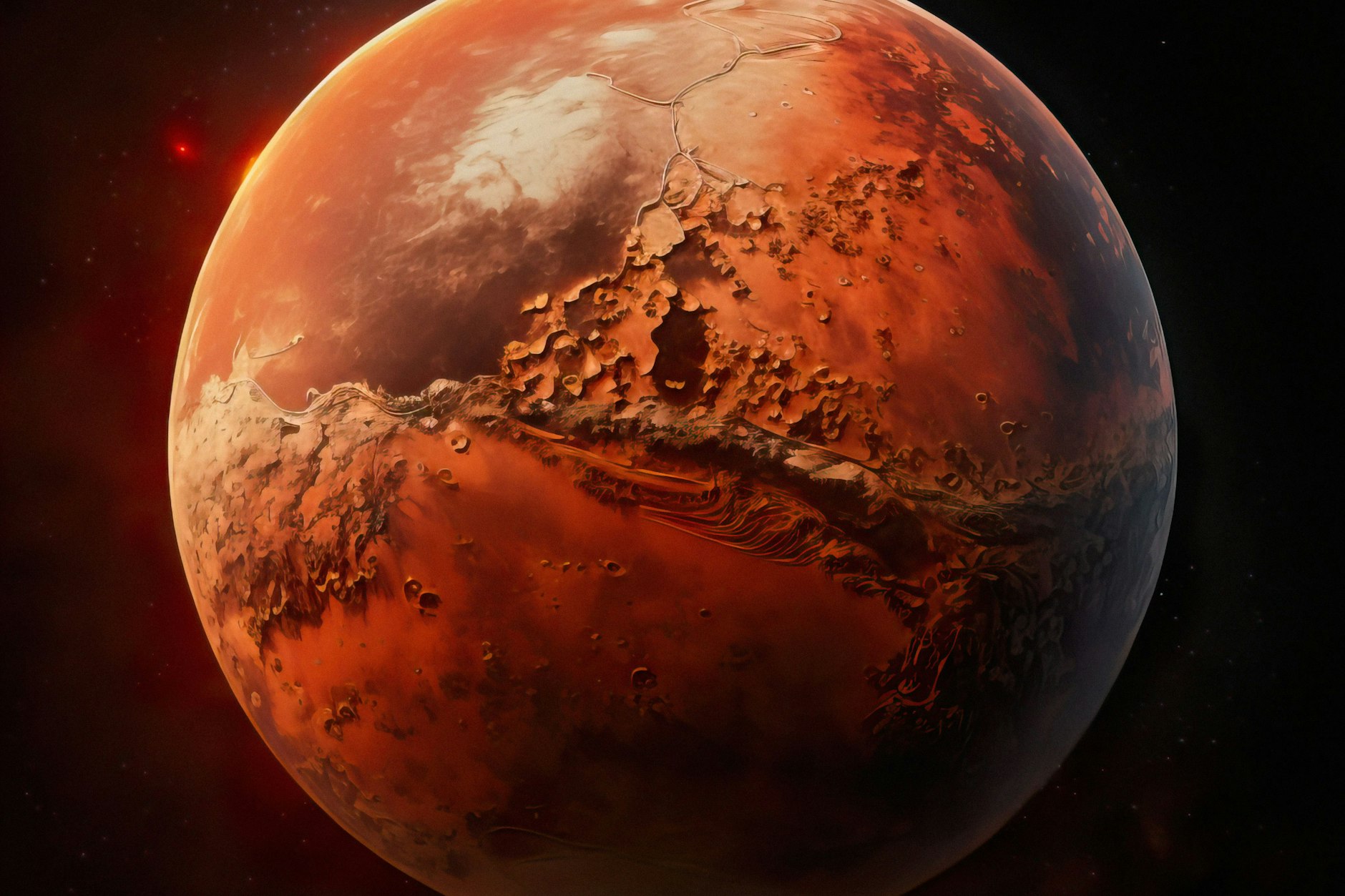 Planet Mars: Seit Jahrzehnten beschäftigt Wissenschaftler die Frage, ob es auf dem roten Planeten Leben gibt oder gegeben hat.