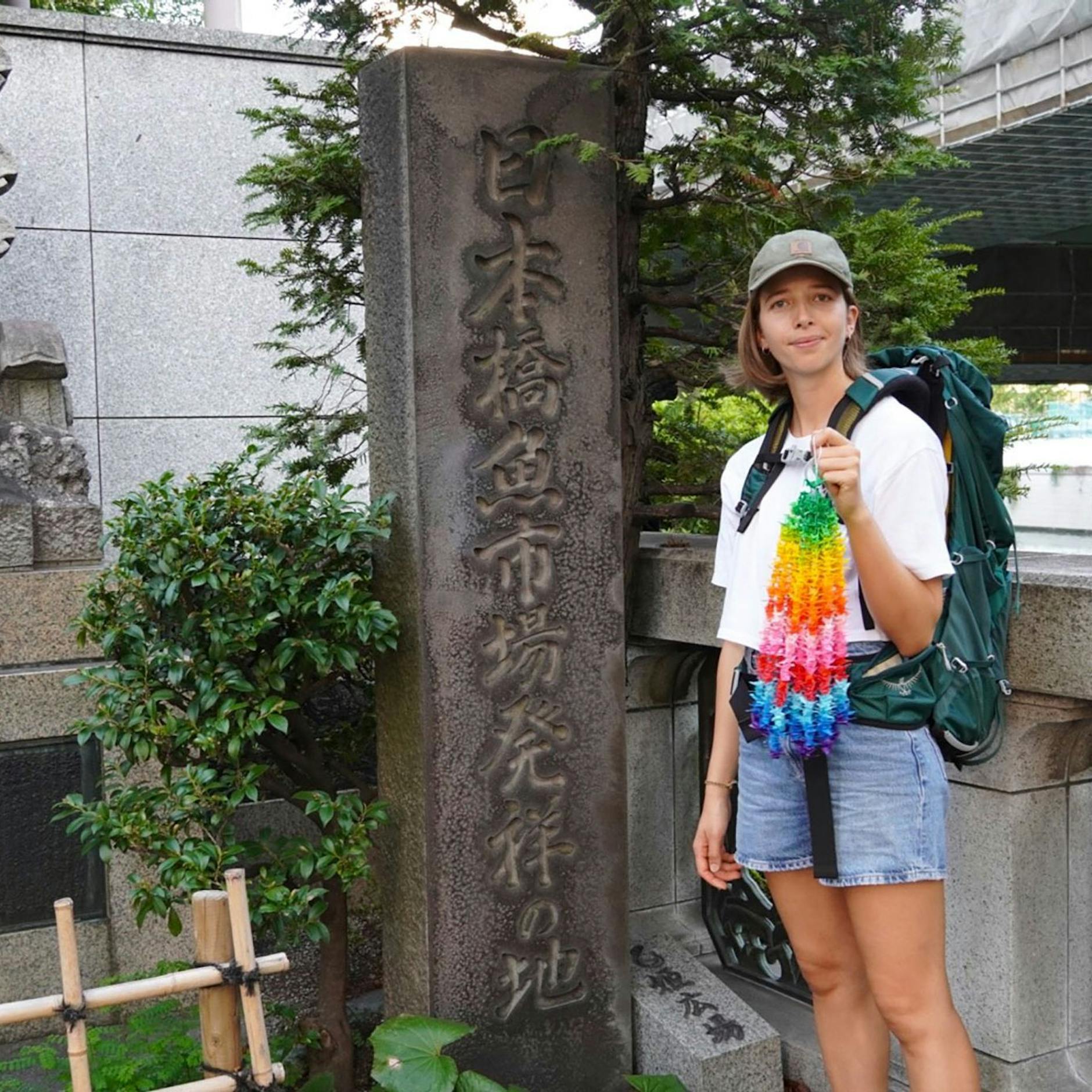 Image - Mit Papierkranichen - Deutsche sammelt in Japan Spenden