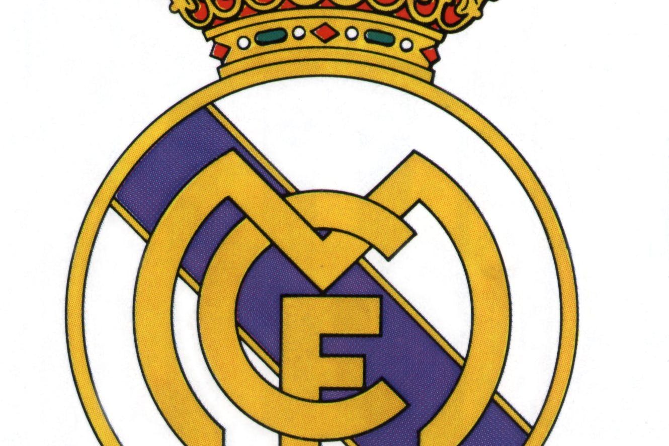 Das Logo des spanischen Fußballklubs Real Madrid (undatierte Aufnahme).