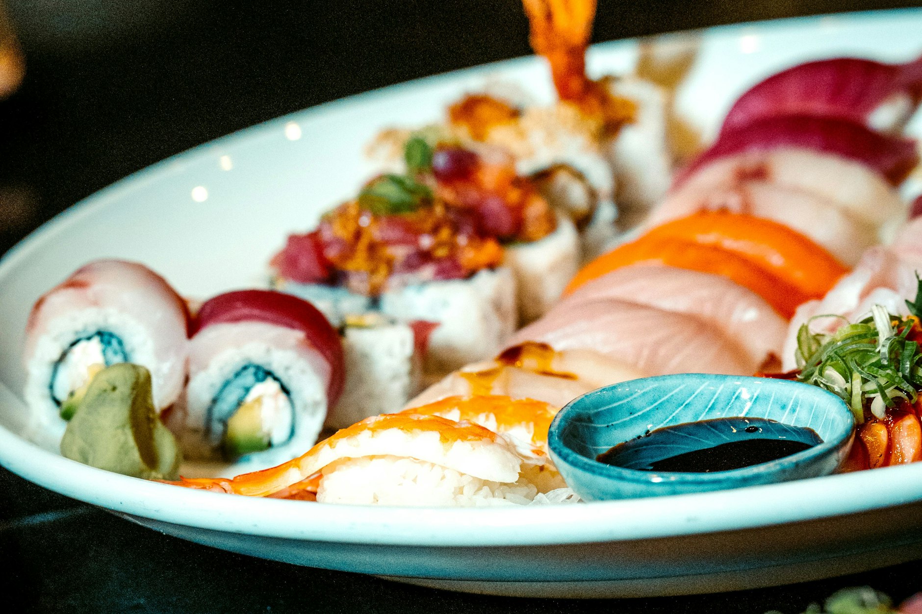 Gehoben Sushi essen – das geht im Vox Restaurant am Potsdamer Platz.