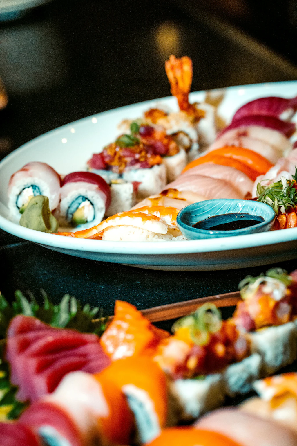 Sushi im Vox am Potsdamer Platz: Rühren Sie etwa Wasabi in die Soße?