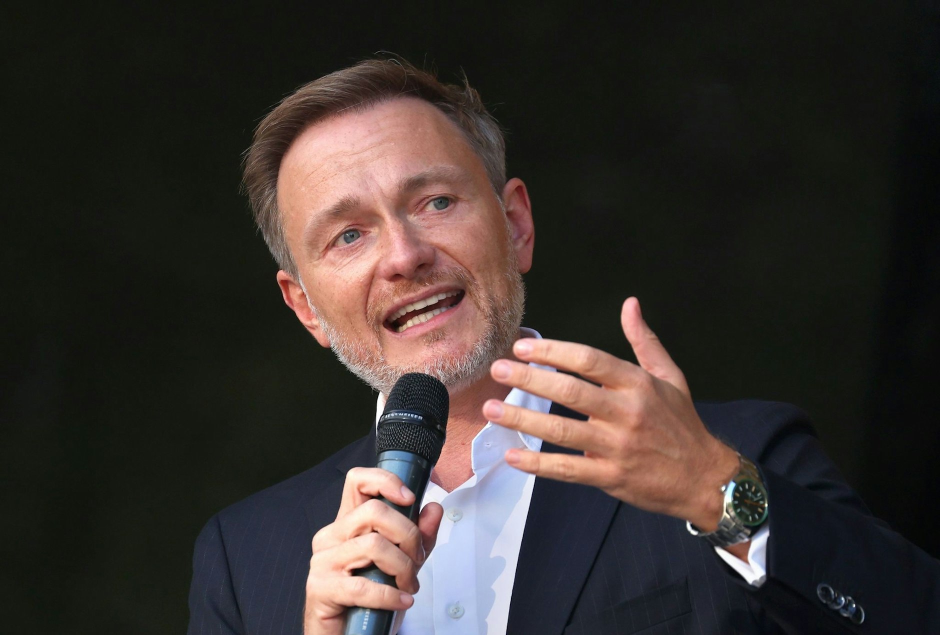 Christian Lindner heiratete die Journalistin Franca Lehfeldt.  