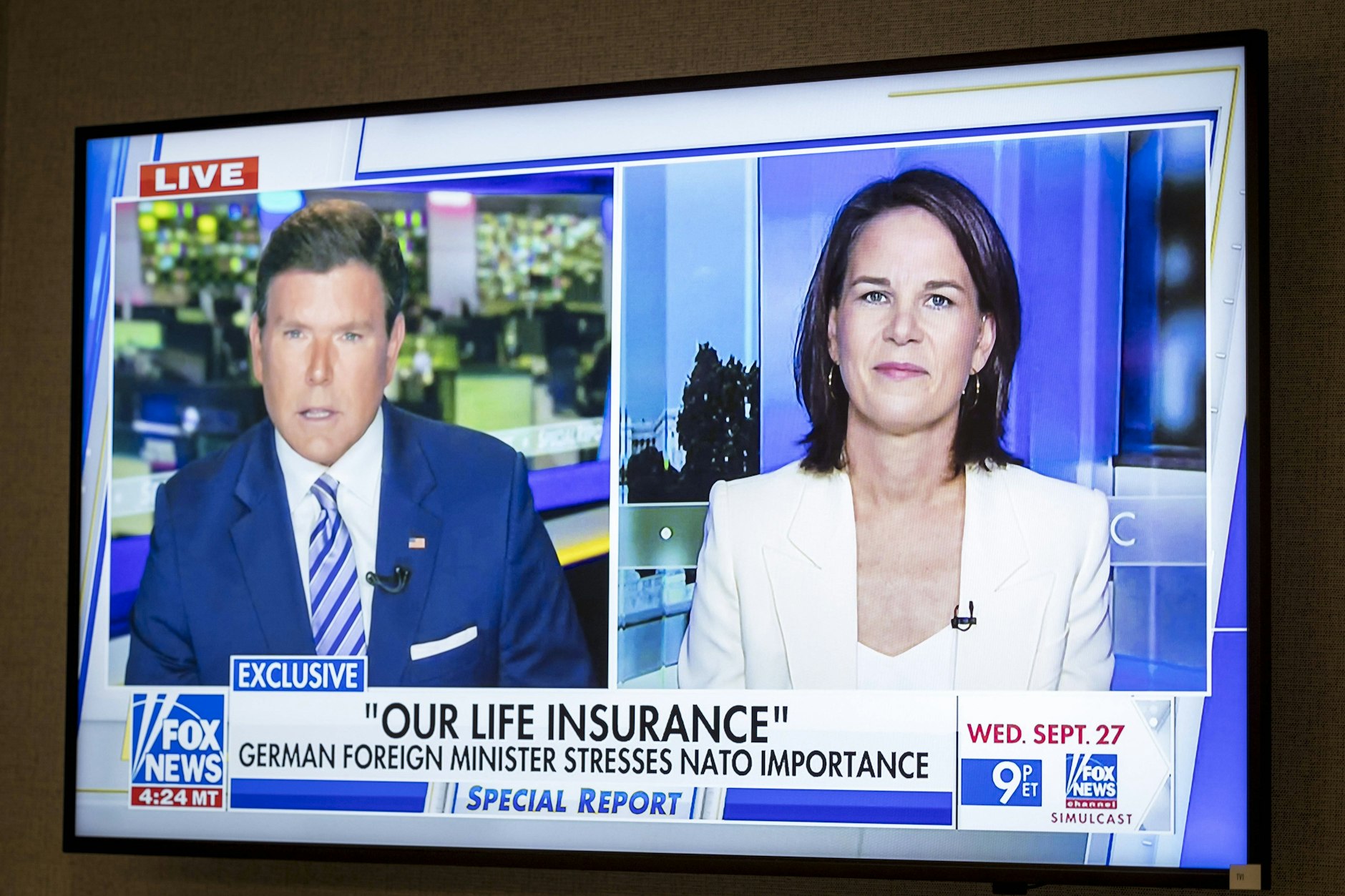 Annalena Baerbock bei Fox News