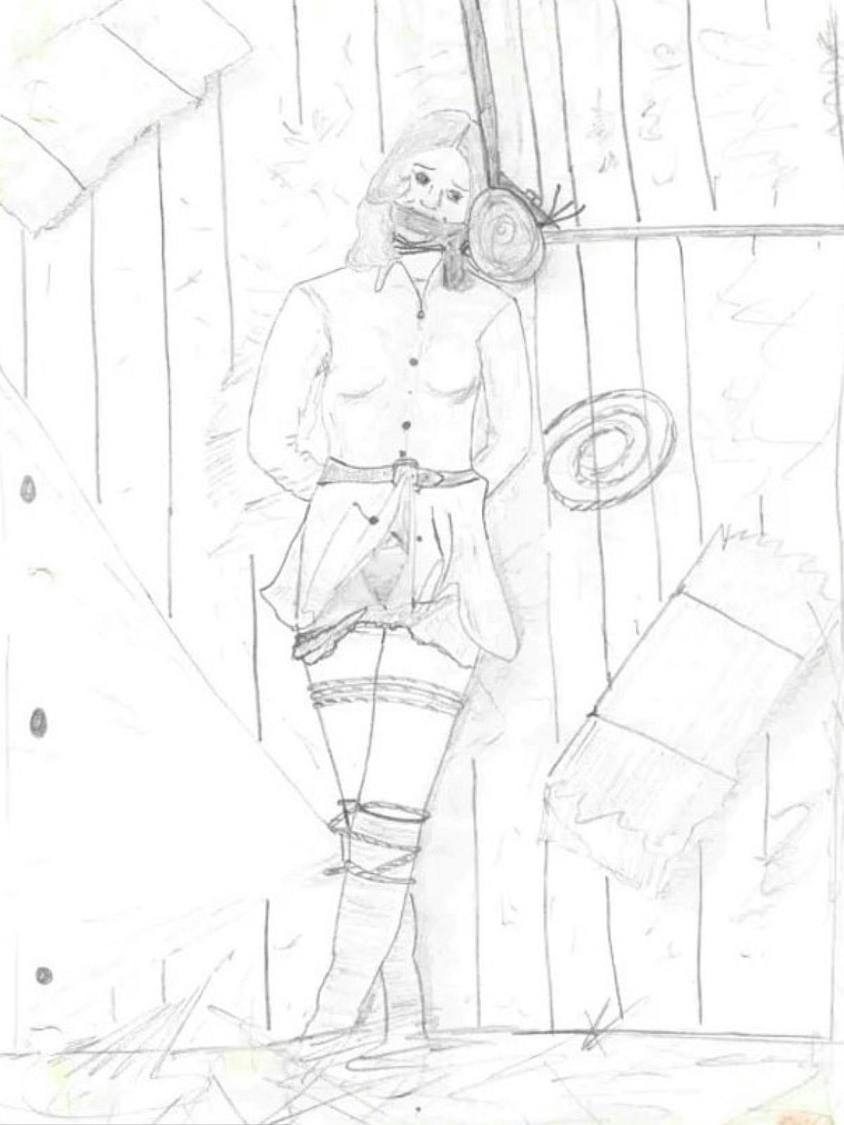 Eine Bleistift-Zeichnung des BTK-Killers