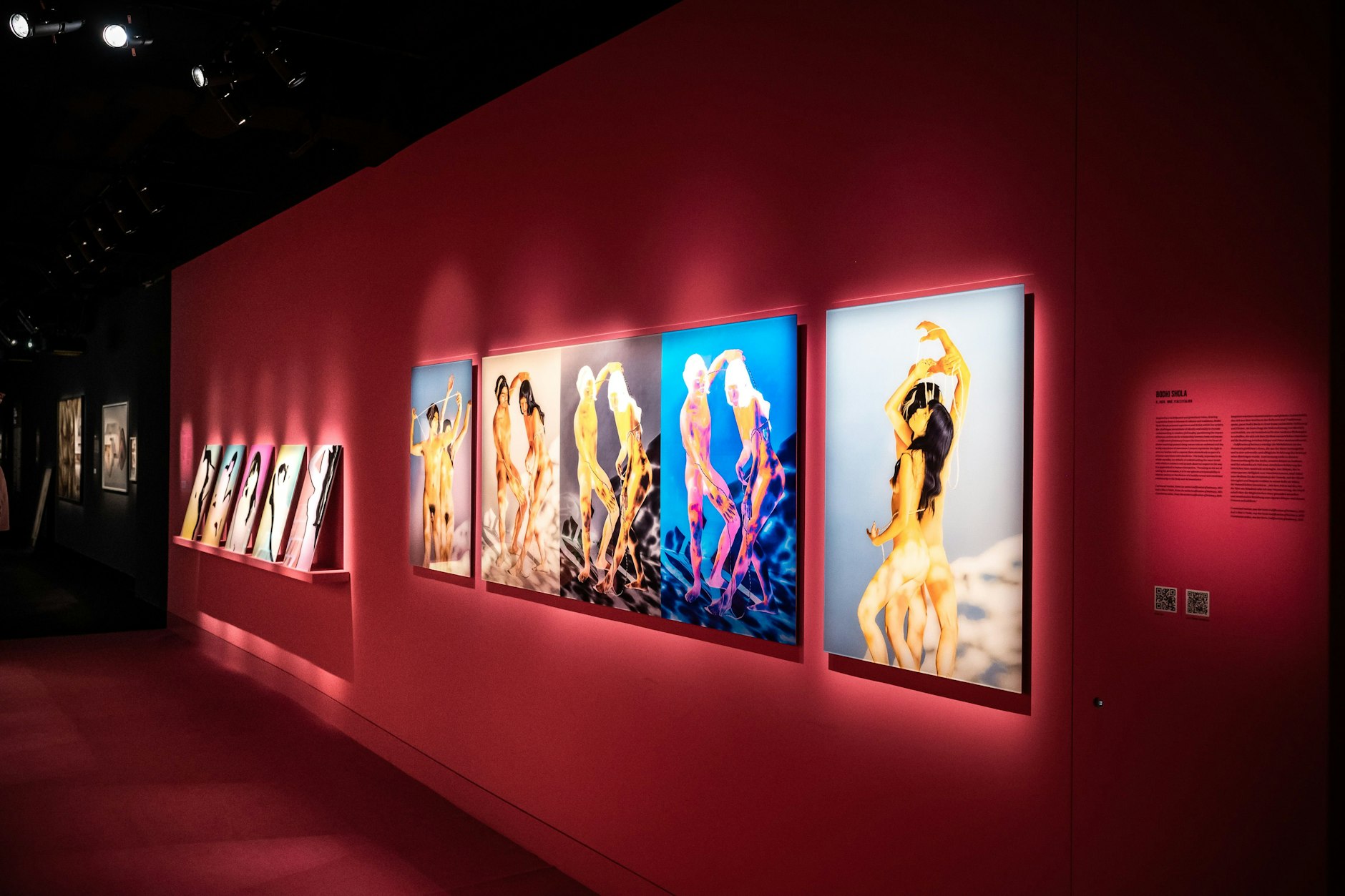 Innenansicht der Fotoausstellung