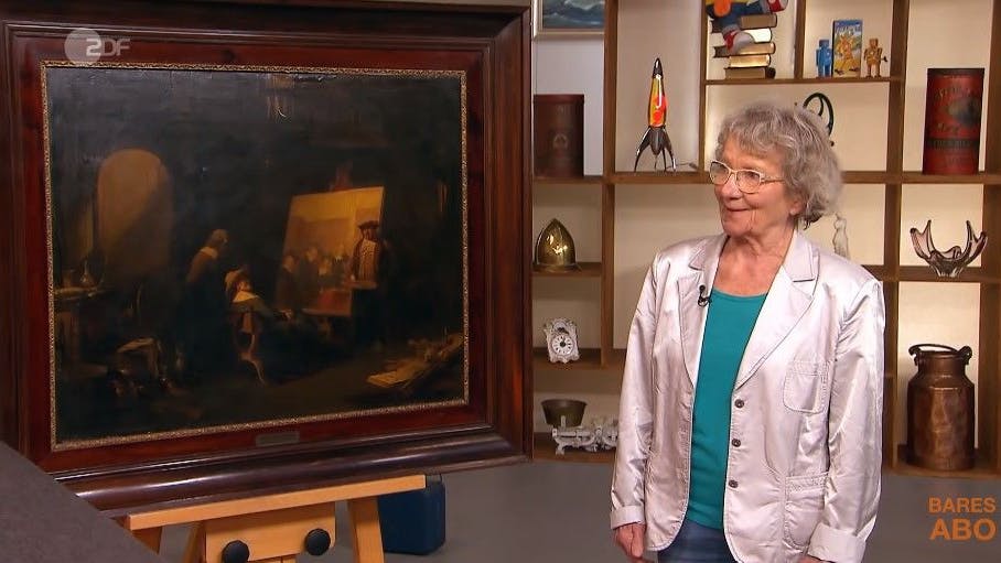 „Bares für Rares“-Kandidatin Dorle hat ein Kunstwerk mitgebracht, dass es wirklich in sich hat.