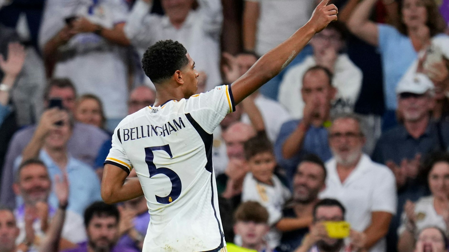 Das 1:0 für Real Madrid in der letzten Minute der Verlängerung erzielt Jude Bellingham.