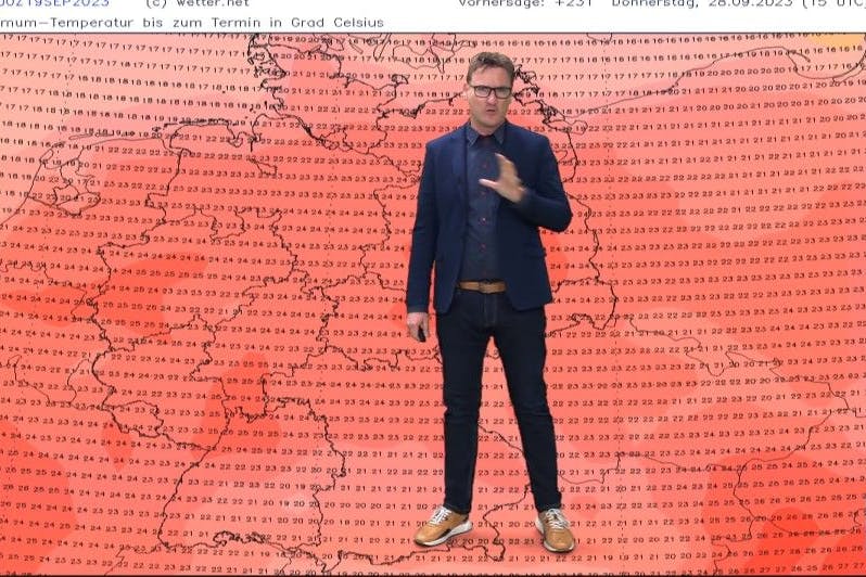 Rot ist die aktuelle Farbe beim Wetter. Ein Hurrikan sorgt für ordentliches Brodeln in der Wetterküche, weiß Experte Dominik Jung.