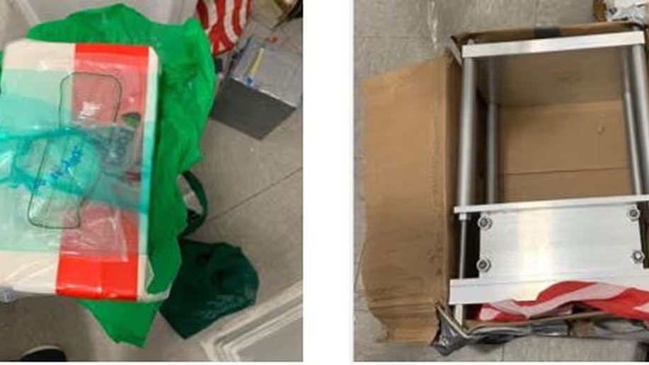 Fotos zeigen Fentanyl und eine „Kilopresse“, die in einer Kindertagesstätte in New York gefunden wurden.