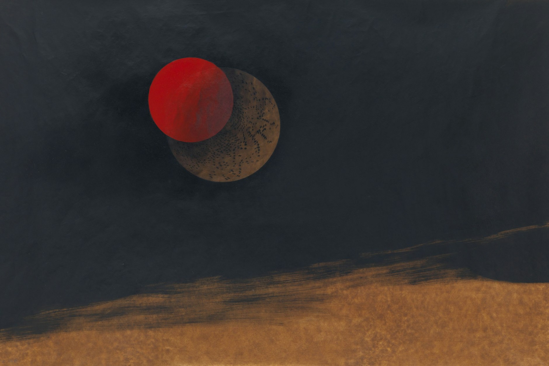 Jakob Mattner: „Transit I“, 2019, ein Blick ins Universum