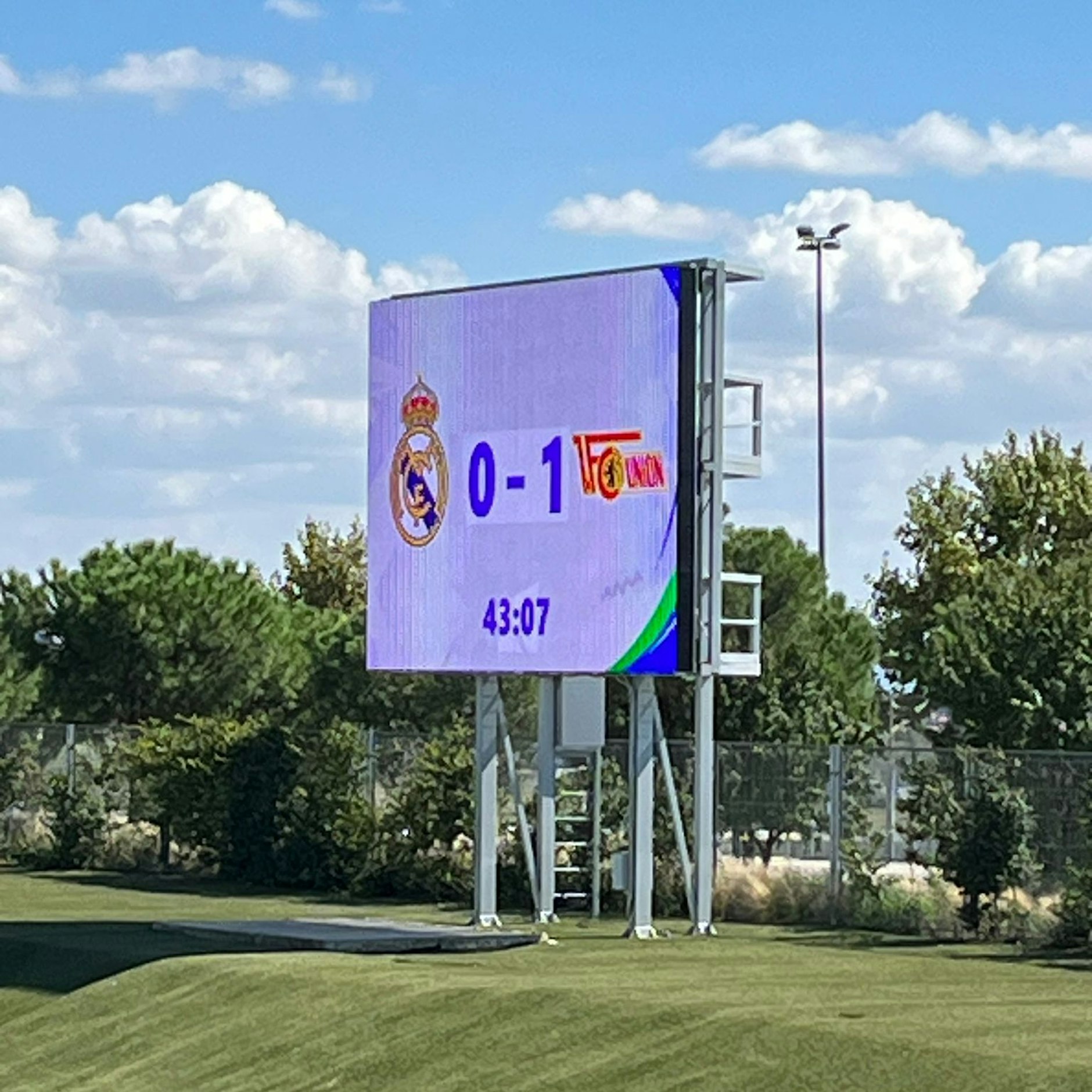 Die U19 des 1. FC Union hat das erste Tor gegen&nbsp;gegen die A-Junioren von Real Madrid geschossen.