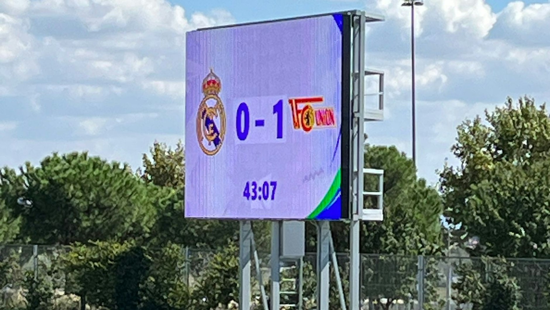Die U19 des 1. FC Union hat das erste Tor gegen&nbsp;gegen die A-Junioren von Real Madrid geschossen.