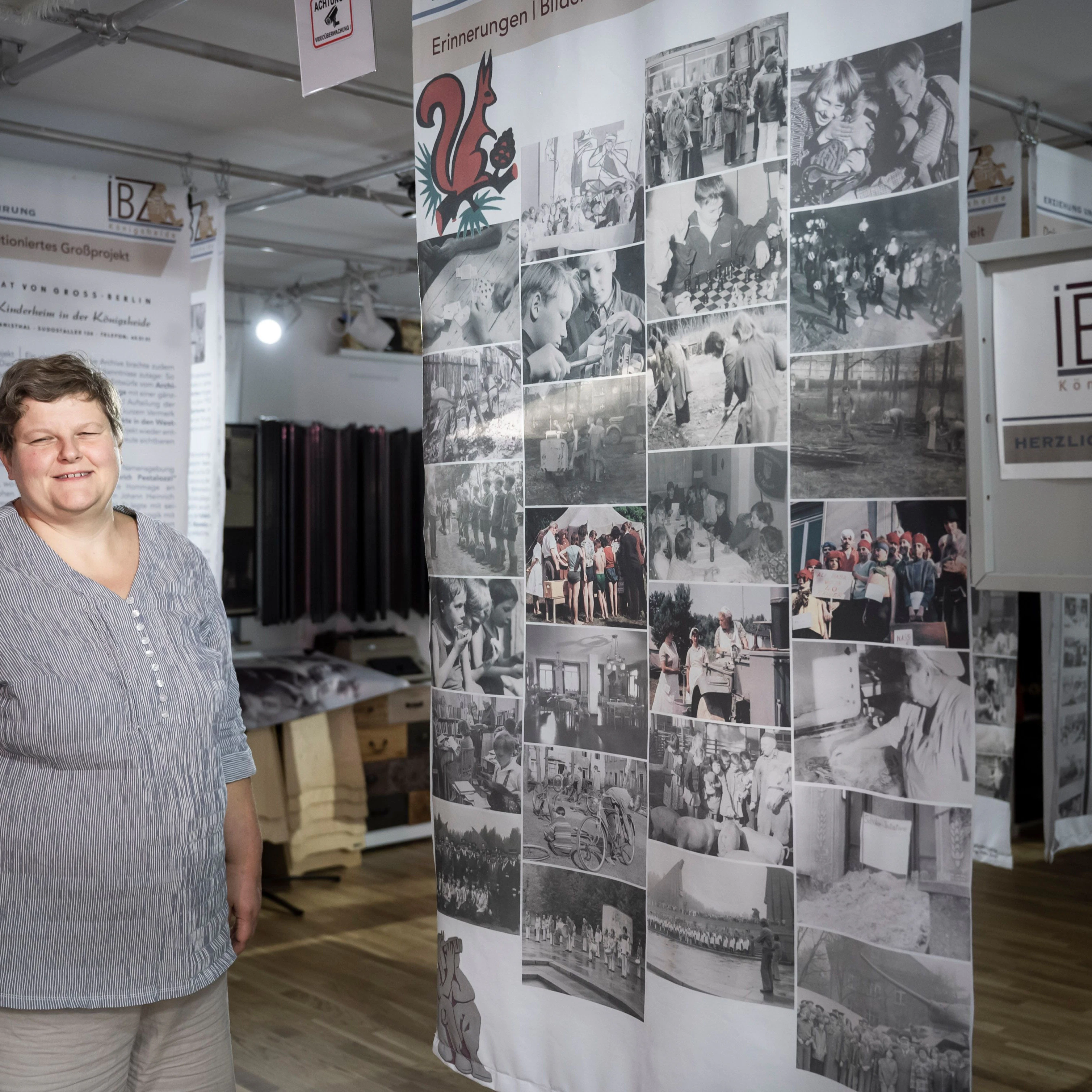 Sabrina Knüppel im Museum des IBZ