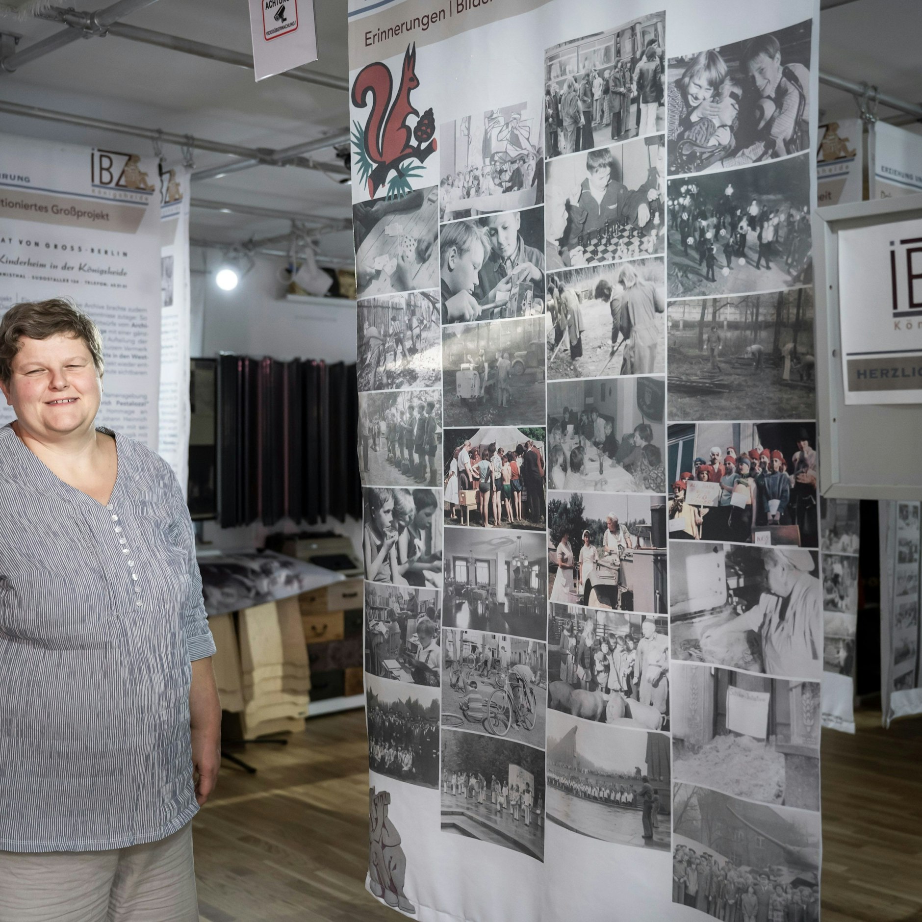 Sabrina Knüppel im Museum des IBZ