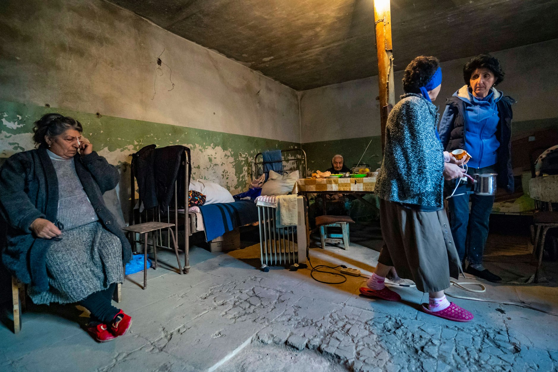 Bewohner der Stadt Shushi in der Region Bergkarabach.