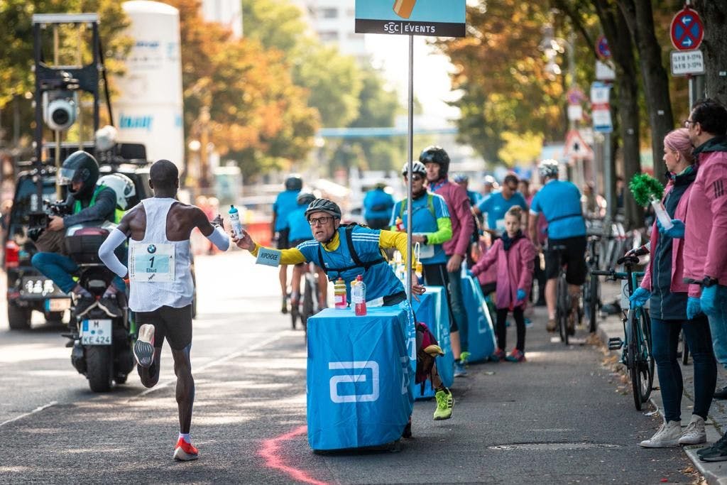 Claus-Henning Schulke und sein Bruder im Herzen Eliud Kipchoge