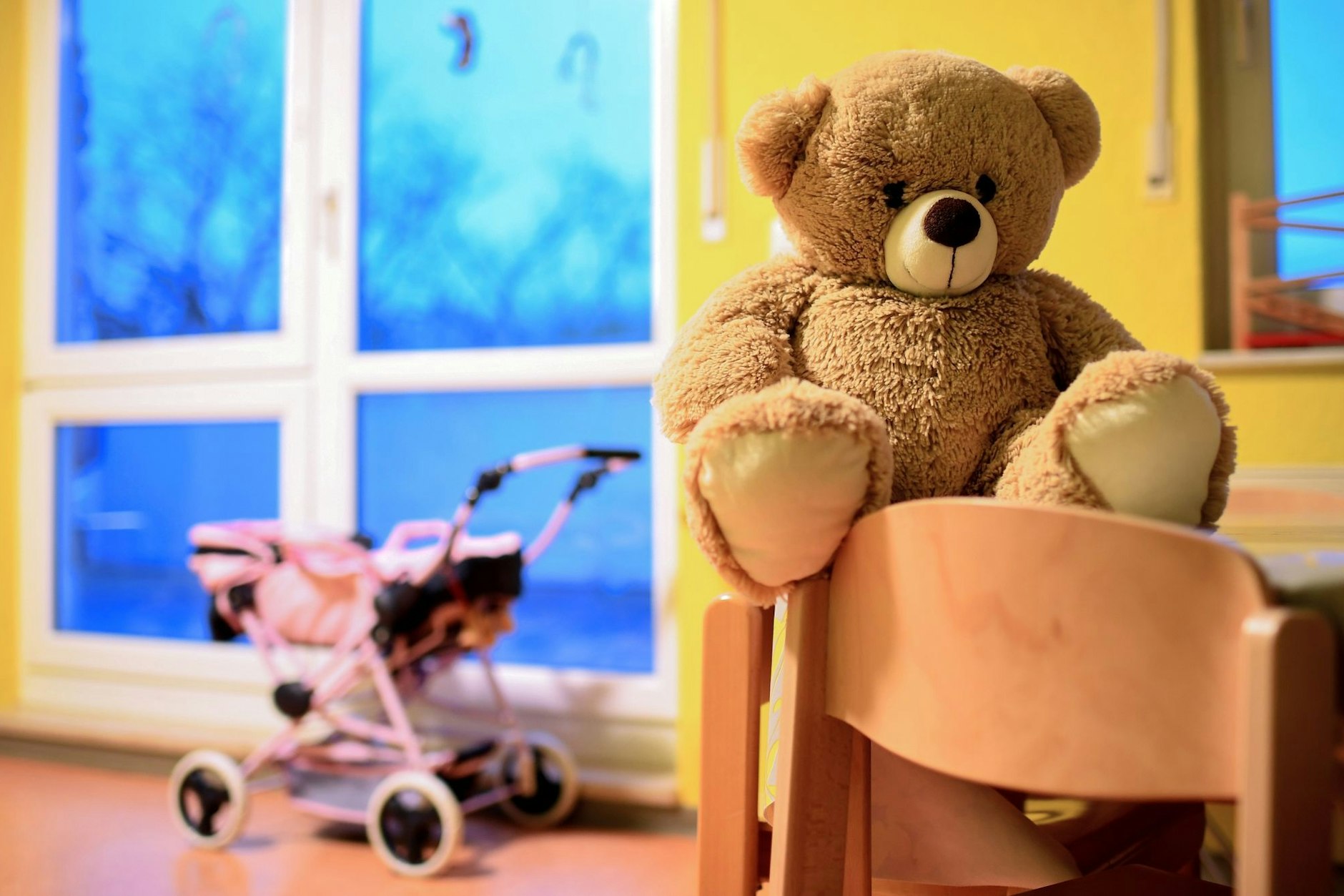 Die Mutter lebte mit ihrem Baby in einem Berliner Frauenhaus (Symbolbild).