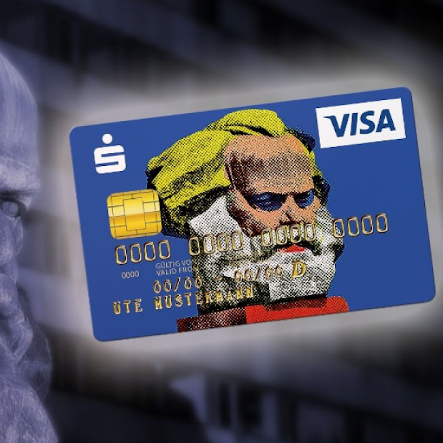 Wären sicher keine Freunde geworden: Karl Marx und die Kreditkarte.