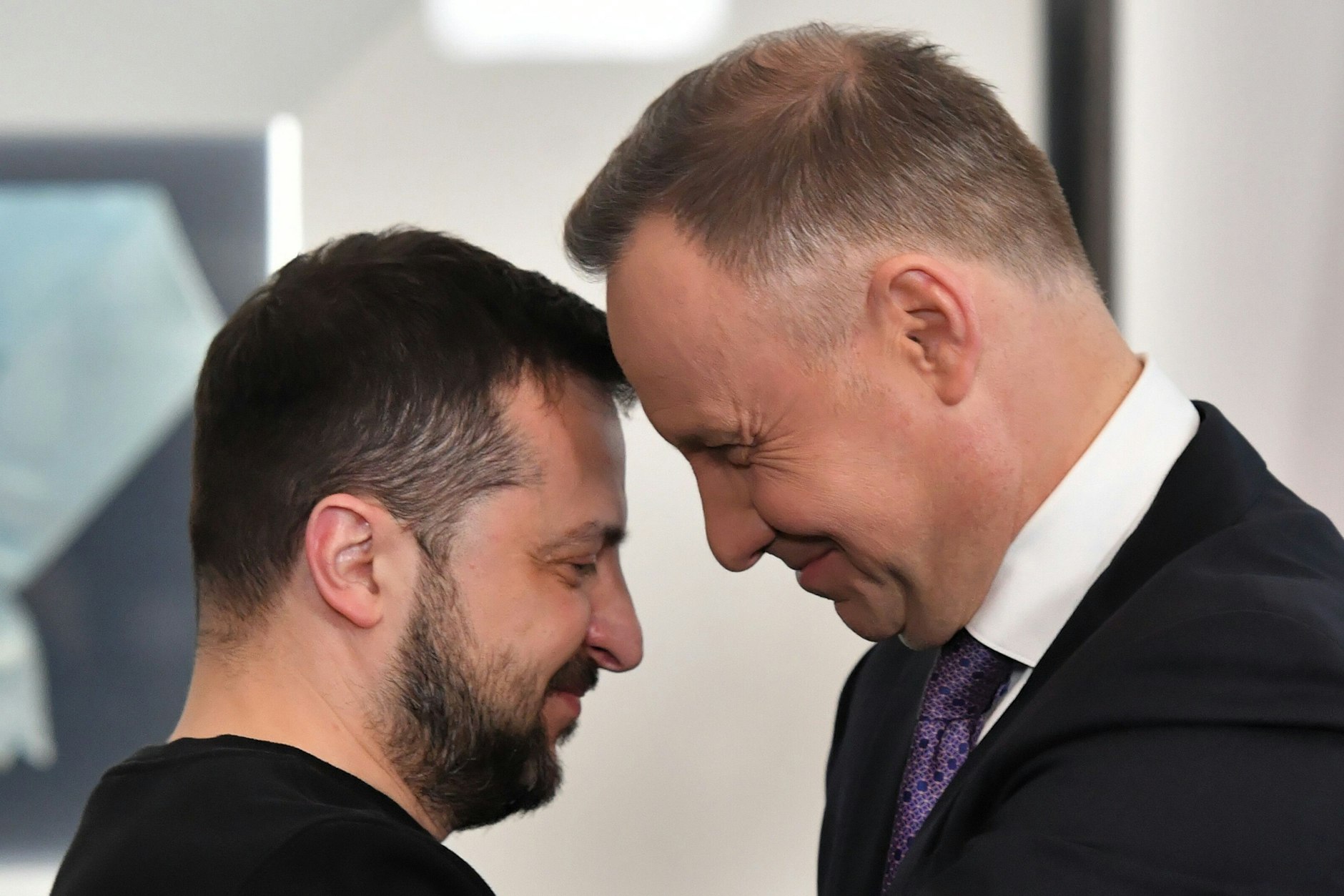 Bilder aus dem Archiv: Wolodymyr Selenskyj und Andrzej Duda in vertrauter Zweisamkeit. Diese Bilder könnten ein Ende haben.