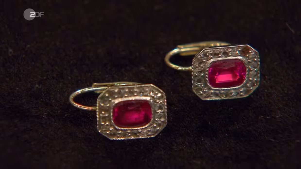 Die Ohrringe bei „Bares für Rares“ sind schön. Aber sind die Rubine echt?
