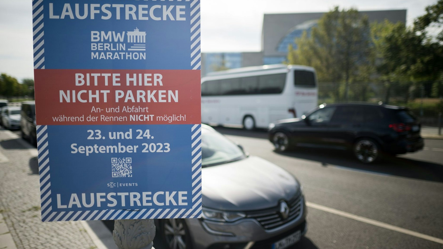 Die Laufstrecke geht über 42 Kilometer einmal um die Innenstadt herum.