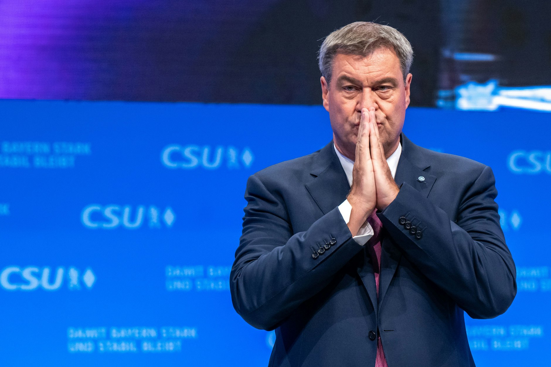 Markus Söder, CSU-Parteivorsitzender, wurde am Sonnabend erneut zum Chef der Partei gewählt.