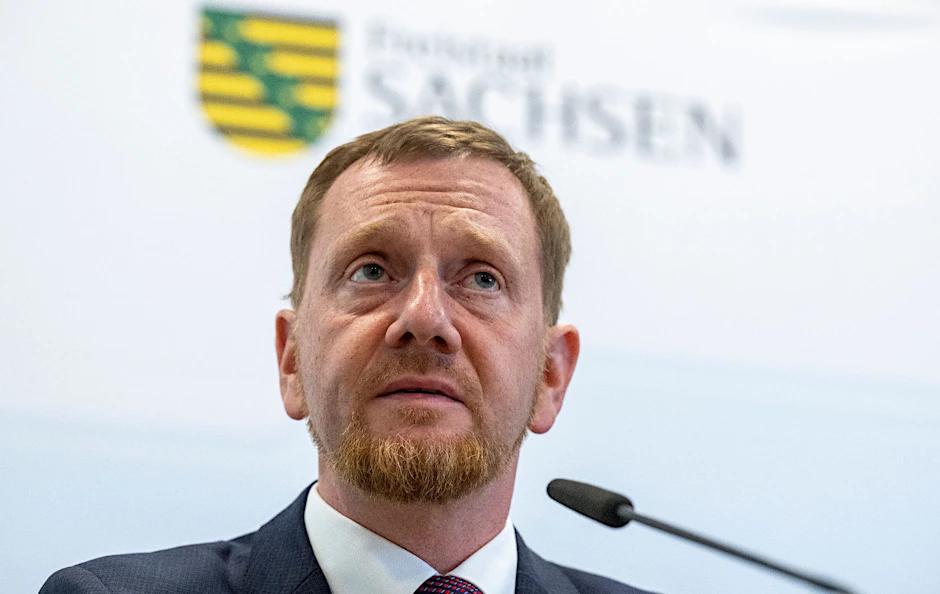 Spricht nicht von einer Obergrenze, aber von einer Zahl zur Orientierung bei der Flüchtlingsaufnahme: Sachsens Ministerpräsident Michael Kretschmer (CDU).  
