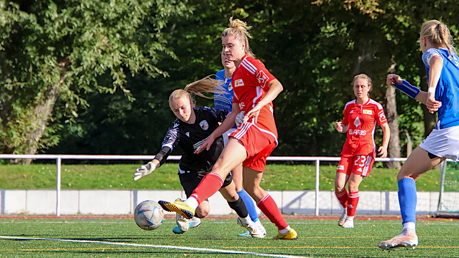 Angreiferin Maria Cristina Lange trifft in Jena doppelt.