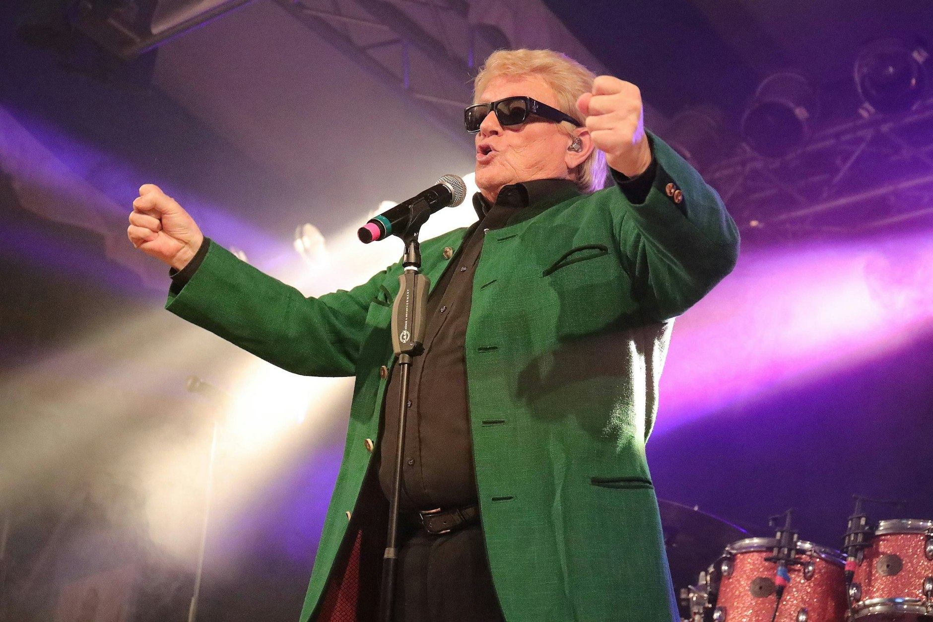 Heino trat beim Frankfurter Oktoberfest auf.