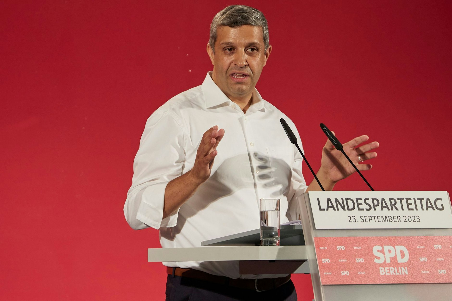 Der SPD-Landesvorsitzende Raed Saleh.