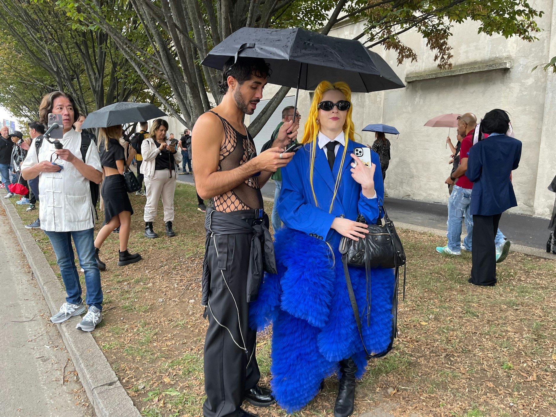 Verrückte Kostüme wie diese gab es weniger als sonst zu sehen. Vielleicht lag’s am Regen?