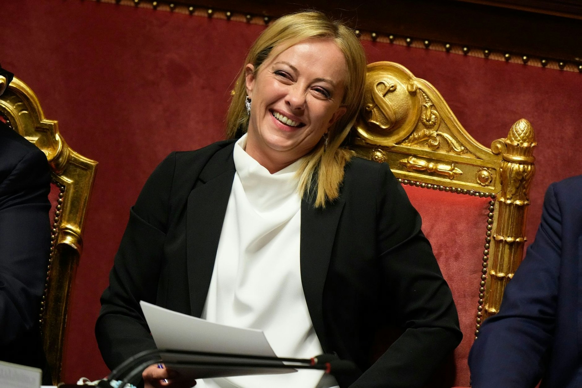 ARCHIV - Italiens Ministerpräsidentin Giorgia Meloni ist auch Mutter.