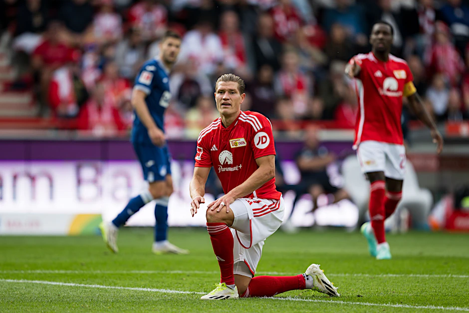 Kevin Behrens und der 1. FC Union Berlin müssen nach den jüngsten Niederlagen erst einmal wieder auf die Beine kommen.