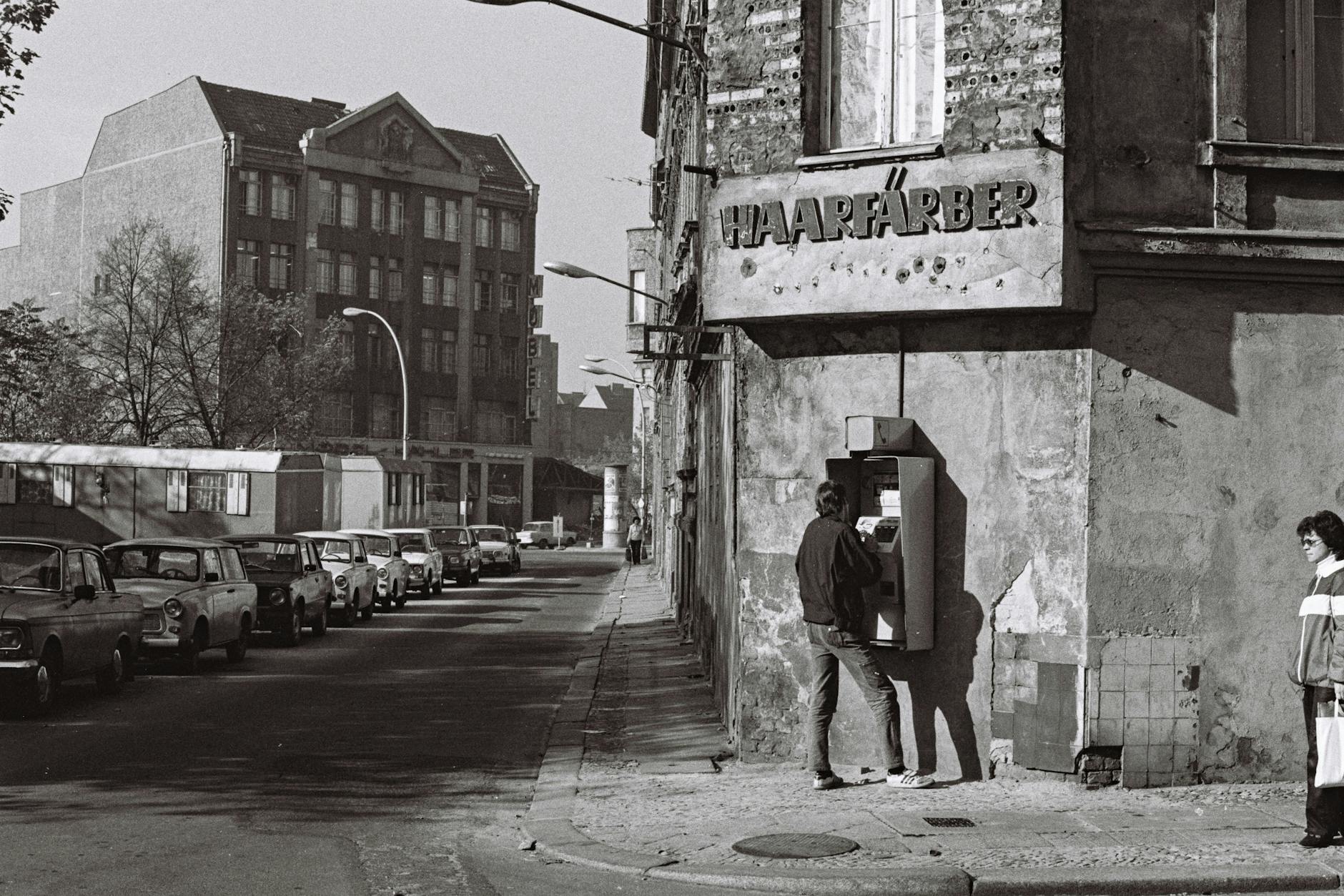 Gormann-Ecke Steinstraße, aufgenommen im August 1985.
