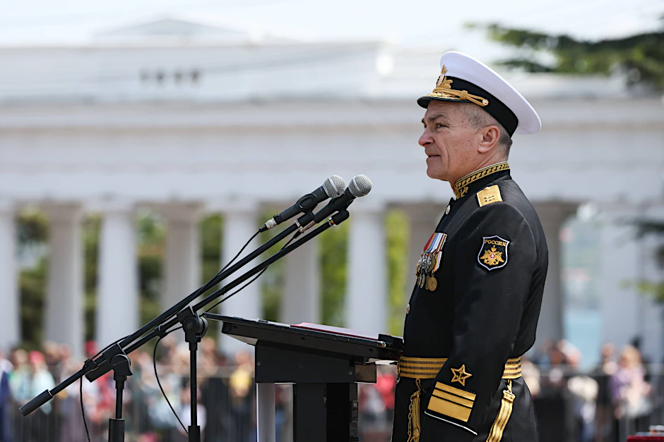 Der Kommandeur der Schwarzmeerflotte Russlands, Viktor Sokolow