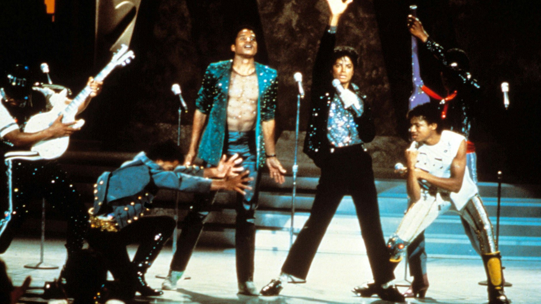 Michael Jackson beim Motown-Jubiläumsauftritt 1983.