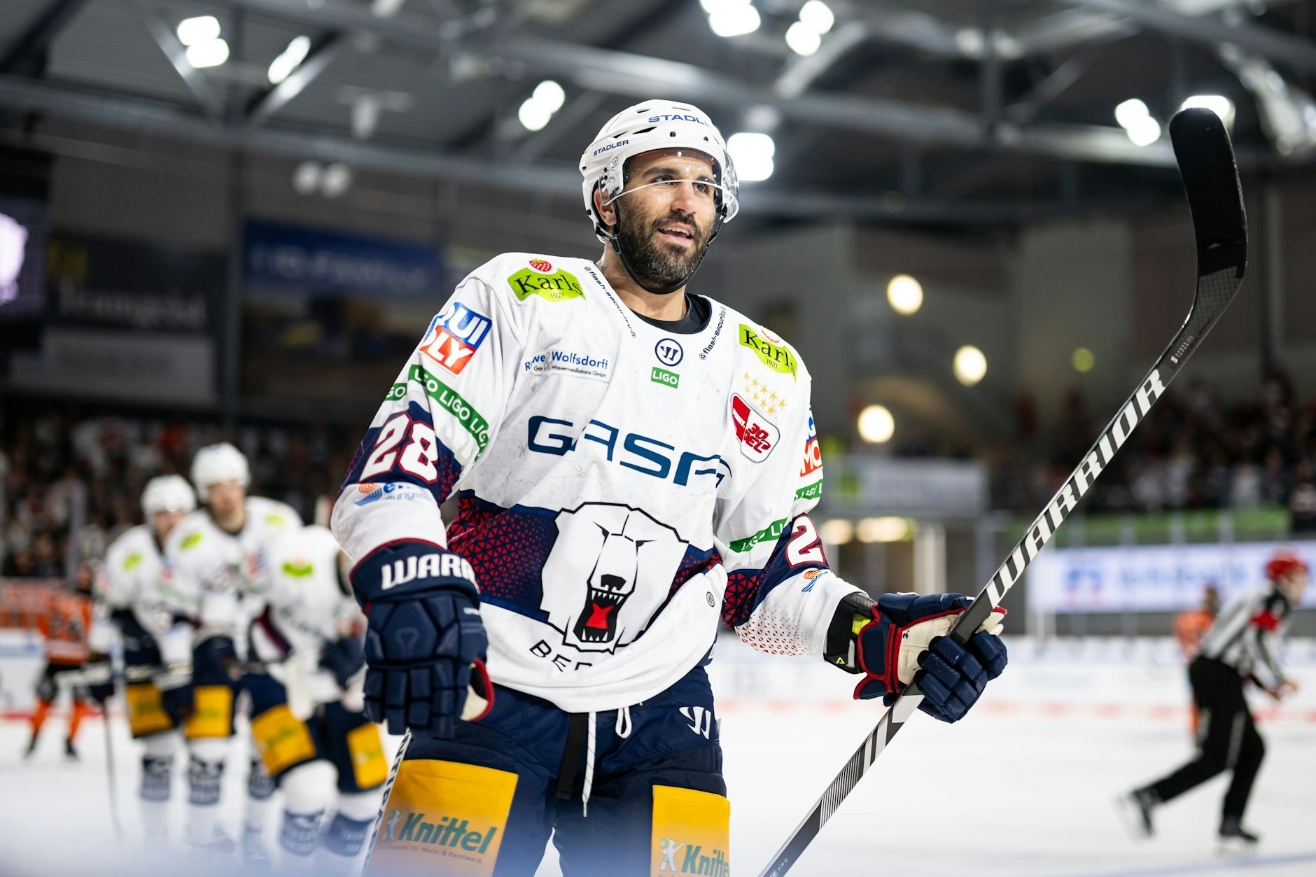 Patrice Cormier macht sich in schweißtreibender Trainingsarbeit fit für sein DEL-Debüt bei den Eisbären in dieser Saison.