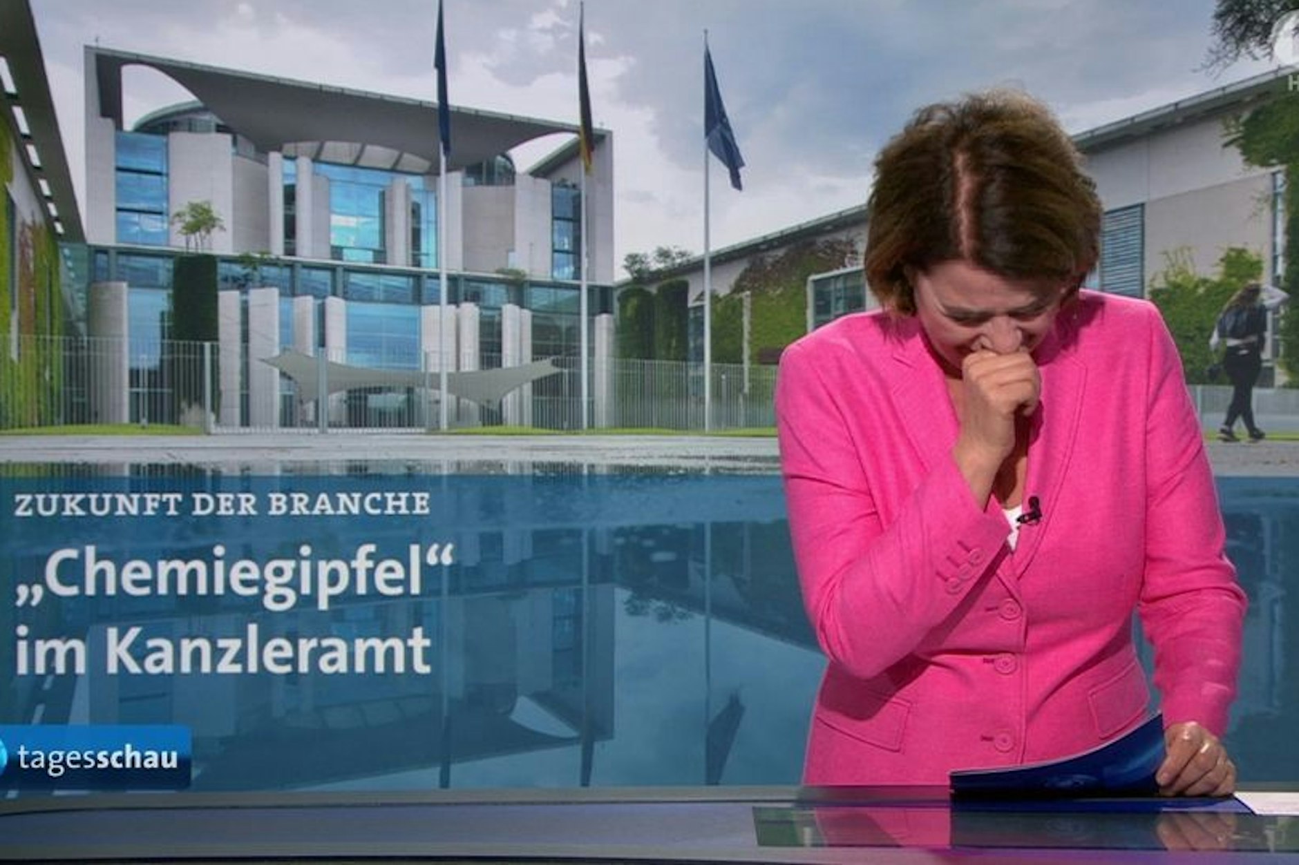 Warum musste Daubner lachen? Am „Chemiegipfel im Kanzleramt“ lag's nicht.