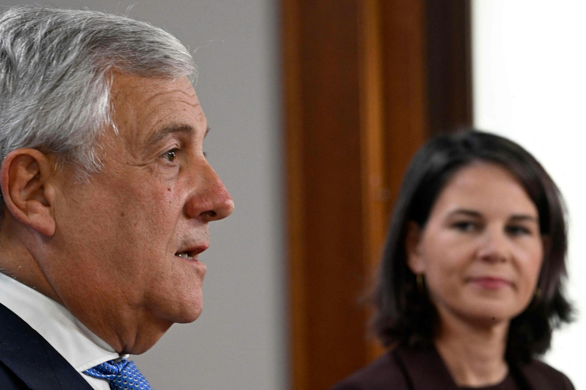 Außenministerin Annalena Baerbock mit ihrem italienischen Amtskollegen Antonio Tajani