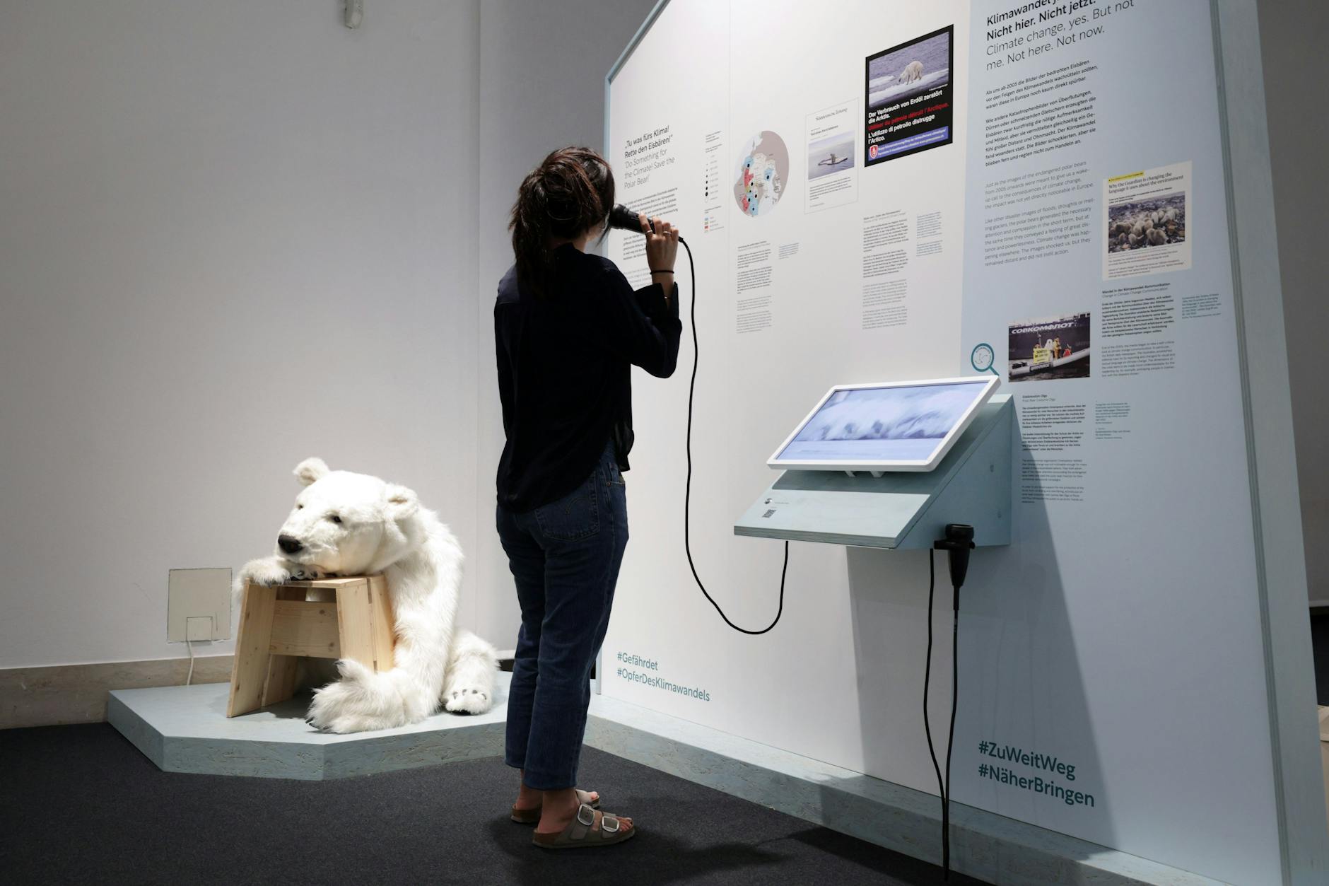 Im Museum für Kommunikation eröffnet eine neue Ausstellung darüber, wie über den Klimawandel kommuniziert wird.