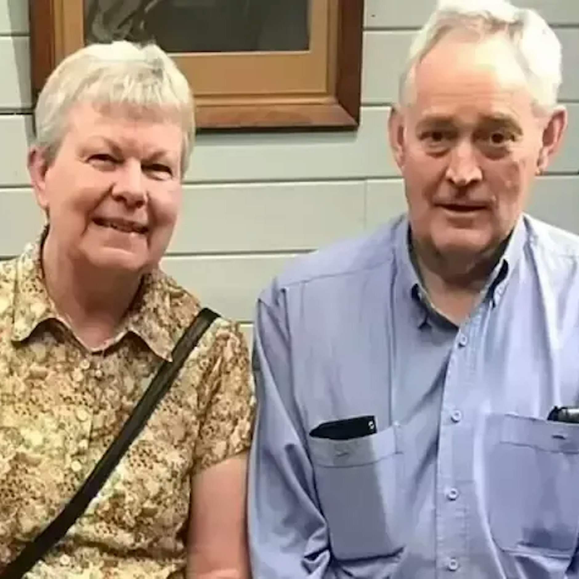 Der Pastor Ian Wilkinson und seine Frau Heather Wilkinson. Er überlebte als Einziger.