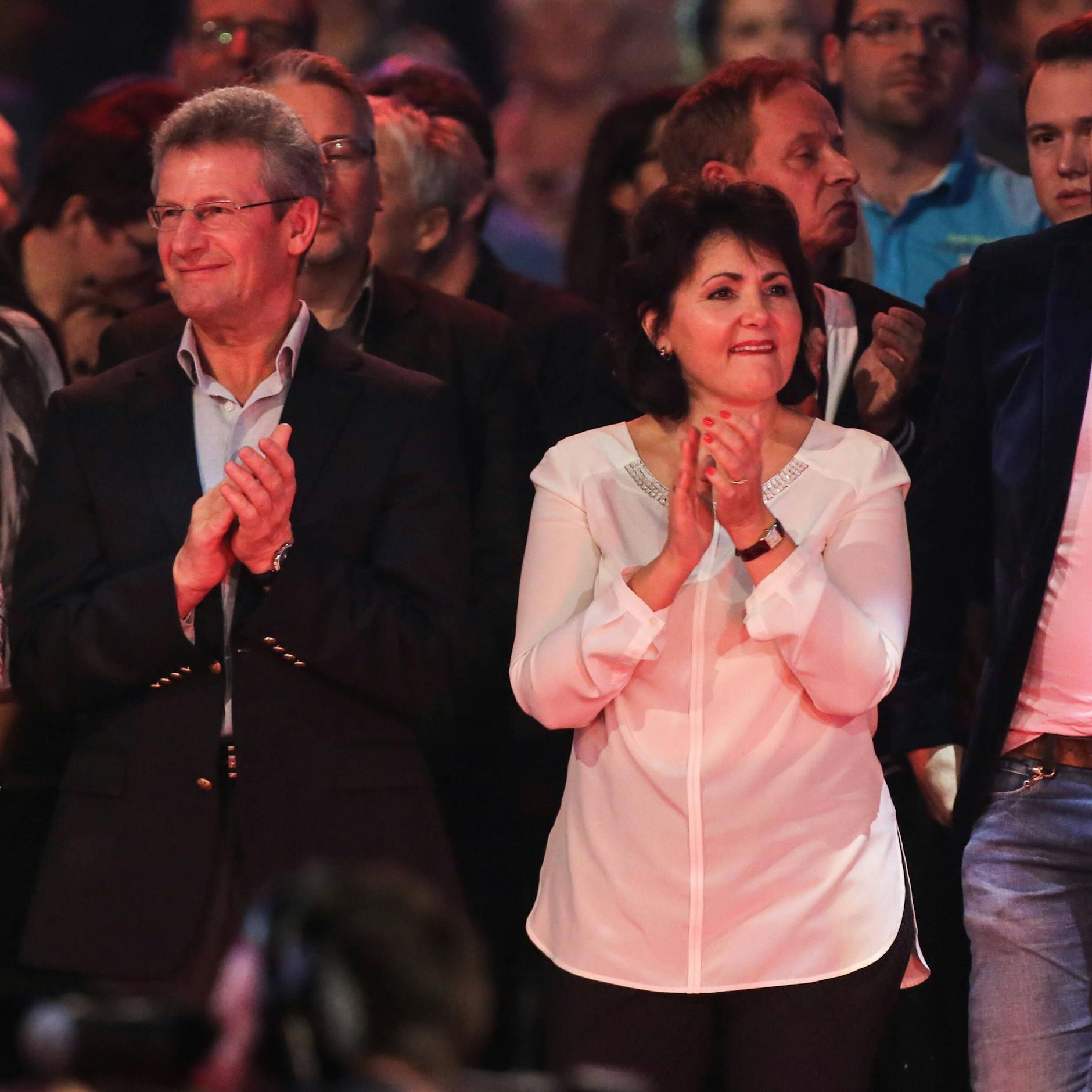 So stolz: Helenes Eltern Peter und Maria Fischer 2016 bei einer TV-Aufzeichnung.