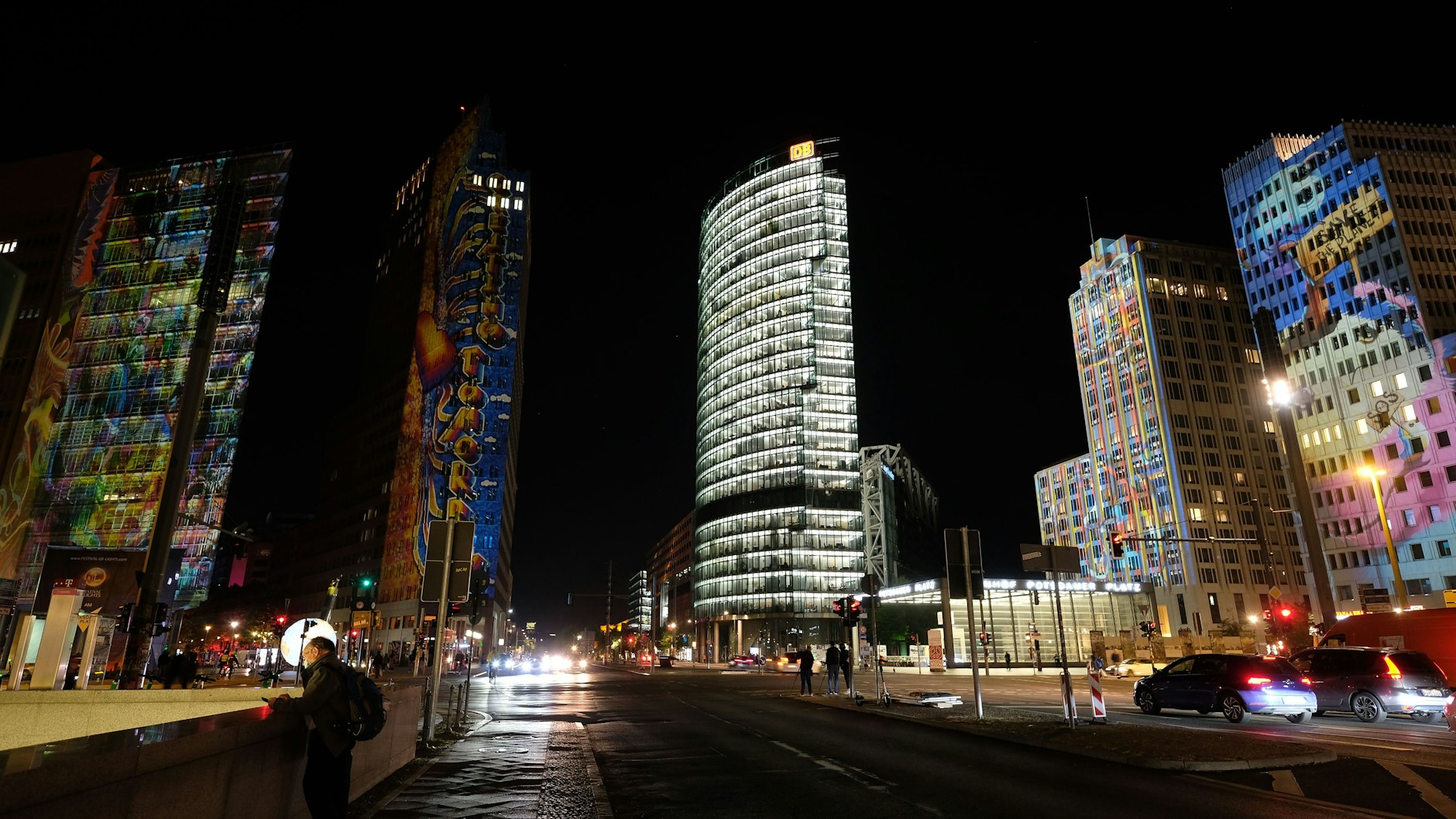 Der Potsdamer Platz bei einem früheren „Festival of Lights“